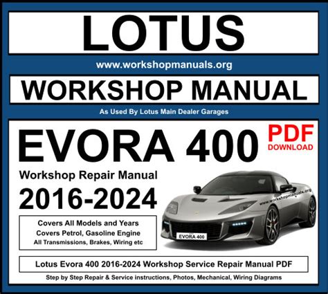 2011 lotus evora service workshop manual. - Economía y finanzas en el mundo fenicio-púnico de occidente.