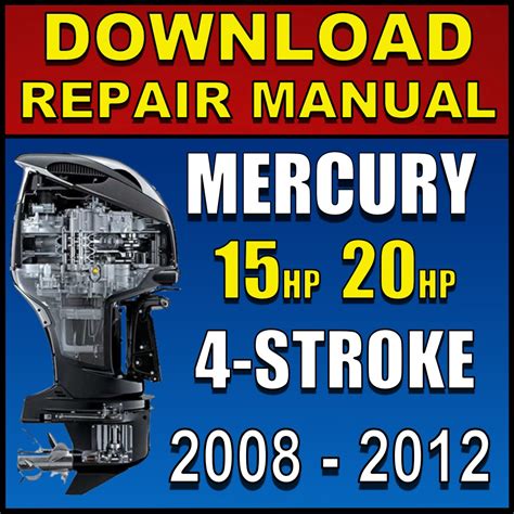 2011 mercury 15 hp 4 stroke service manual. - Motor de gasolina de dos tiempos.