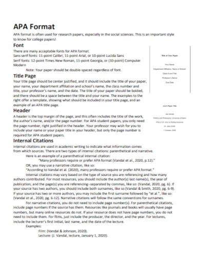 Read 2011 Apa Format Sample Paper 