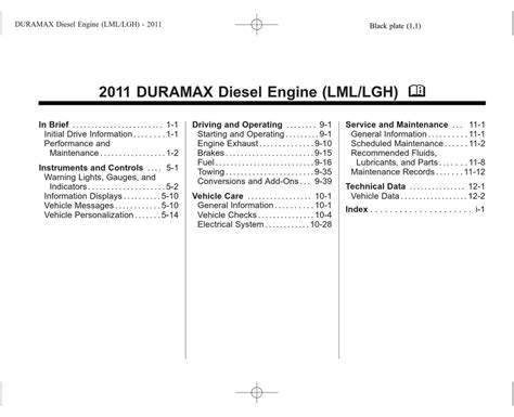 Download 2011 Chevy Duramax Owners Manual 