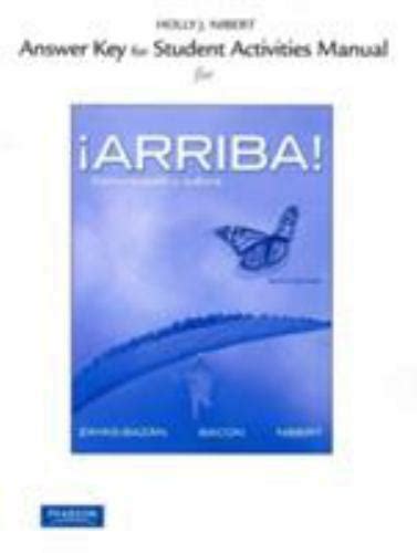 2012 arriba student activities manual answers. - The songwriter s and musician s guide to nashville.