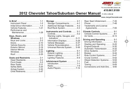 2012 chevy chevrolet tahoe owners manual. - Rf and microwave wireless system solutions manual free.