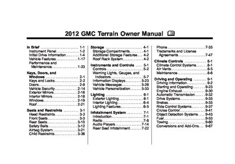 2012 gmc terrain sle 2 owners manual. - Le bonhomme jean de la fontaine.