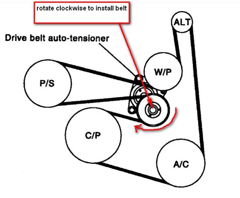 2012 nissan altima serpentine belt diagram. Mar 27, 2012 • 1994 Nissan Altima. 0 helpful. 1 answer. I am trying to replace the belt on the alternator... i need adiagram of which way the belt should go on a1994 nissan altima ... 2006 Nissan Altima. Serpentine belt diagram without air conditioning compressor please. Nissan Cars & Trucks; Open Questions: 0 answers. 