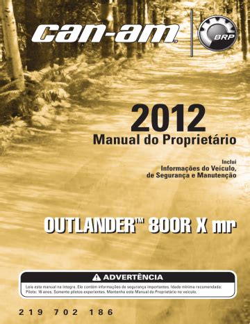 2012 outlander 800r xmr service manual. - Descargar manuales de reparación para transmisiones automáticas.