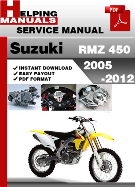 2012 suzuki rmz 450 service manual. - Bajar gratis manual de peugeot 206.