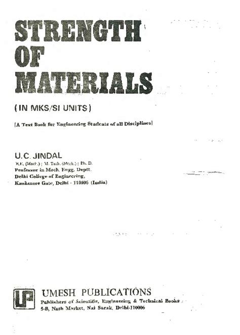 2012 U C Jindal Material Science And Metallurgy Pearson Education