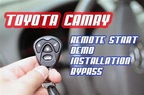 Full Download 2012 Camry Remote Engine Starter 