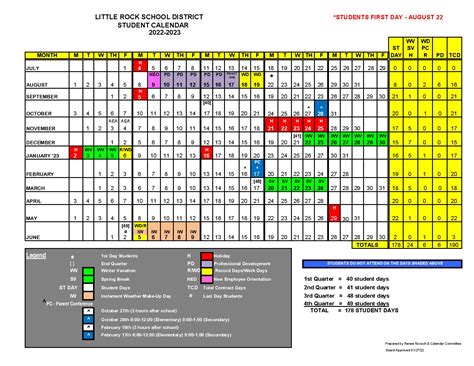 20122013 LRSD Calendar AtAGlance crader.info