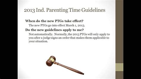 2013 Indiana Parenting Time Guidelines YouTube