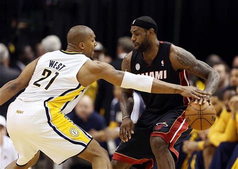 2013 NBA playoffs -- LeBron James, David West, Lance …