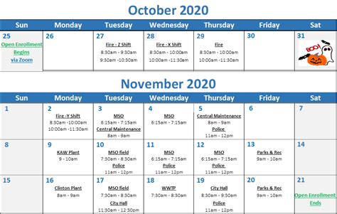 2013 Open Enrollment Calendar - assets.lawrenceks.org