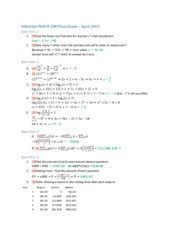 2013 April Math 208 Final