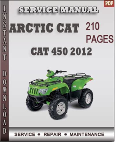 2013 arctic cat 450 efi service manual. - Komatsu pc45 1 serial 1001 and up factory service repair manual.