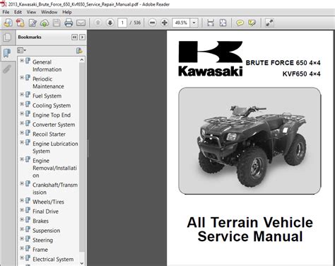 2013 kawasaki brute force 650 kvf650 service repair manual. - A of introduction to chemical engineering by s k ghosal.