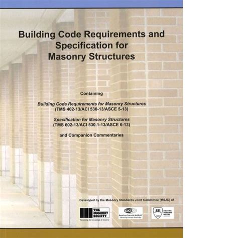 2013 Msjc Building Code Requirements And Specification For
