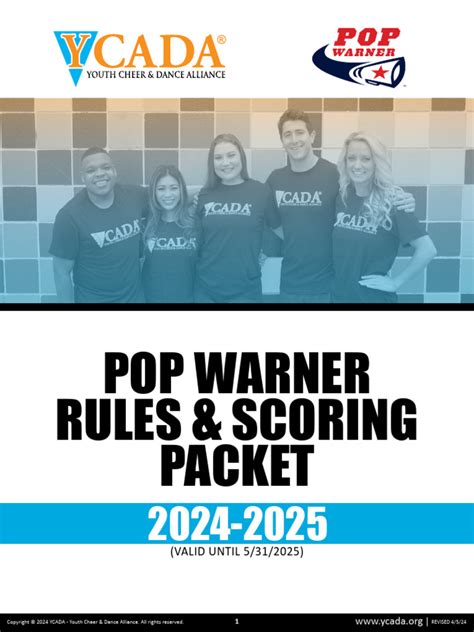 2013 Pop Warner Official Rules
