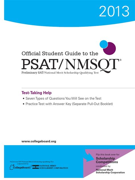2013 psat nmsqt student guide practice test. - Arts and crafts of tamilnadu living traditions of india.