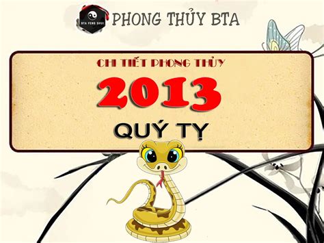 2013 tuổi con gì | 2013 mnh g Nam n tui Qu