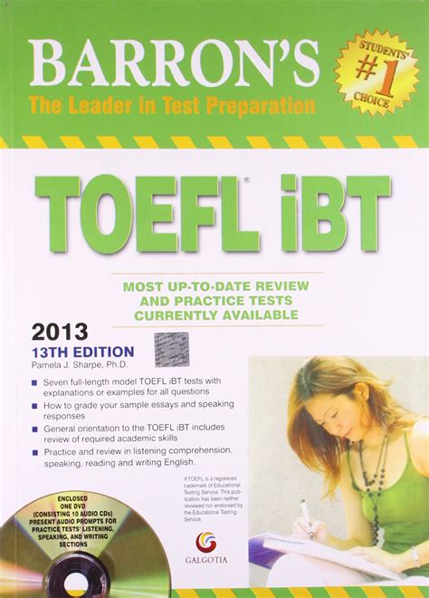 Read Online 2013 13Th Edition Barron Toefl Ibt 