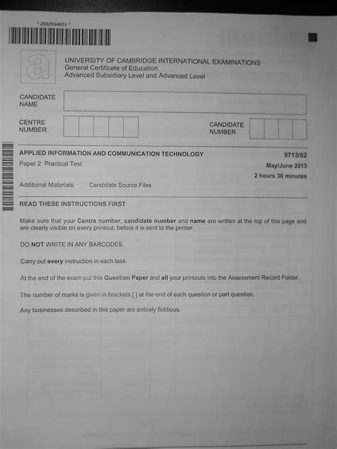 Download 2013 Applied Ict Paper 