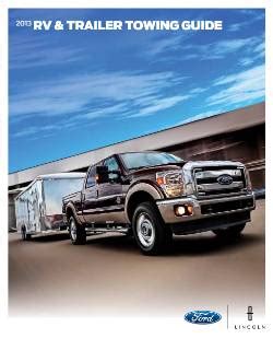Read Online 2013 Ford Towing Guide 