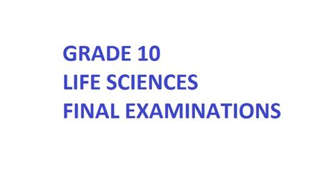 Read Online 2013 Grade 10 Life Sciences Mid Year Paper 1 Question Download 