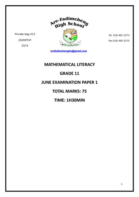 Full Download 2013 Grade 11 June Examination Question Paper 