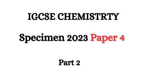Read 2013 Igcse Chemistry Paper 