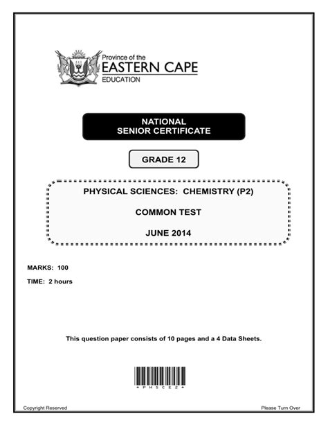 Read 2013 Physical Science June Question Paper 