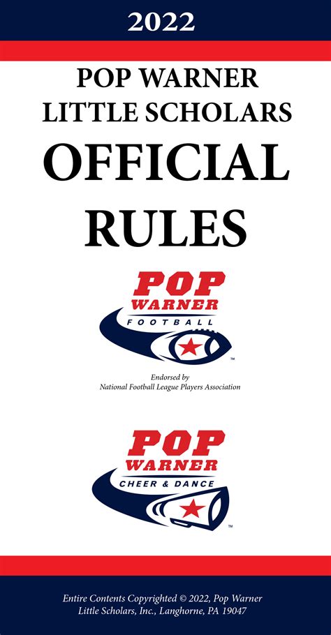 Download 2013 Pop Warner Official Rules 