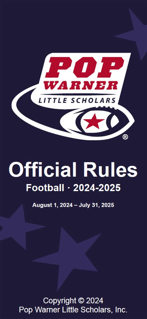 Download 2013 Pop Warner Official Rules 