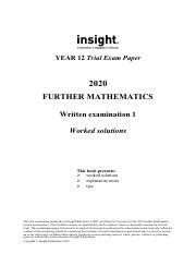 Read Online 2013 Trial Papers Further Maths Answers 