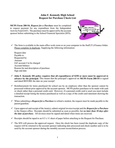 2014 Check Off ListRequest for Purchase