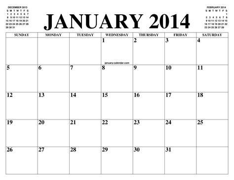 2014 calendar january.  Free printable calendar for January 2014.  Available in PDF and print fo...