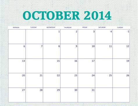 2014 calendar october.  Use our free printable October 2014 calendar to write im...