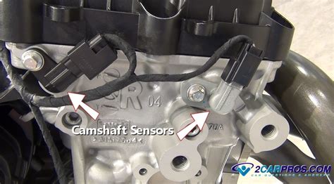 Replacing a Camshaft sensor in a Chevy Impala 2008.