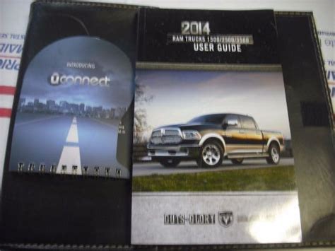 2014 dodge ram truck 1500 3500 incl diesel owners manual. - Guide for miscellaneous pay in gfebs.