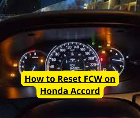 Jul 11, 2023 · To fix FCW failure in your Honda Accord, you can start by checking for error messages and warnings, inspecting the FCW system components for any visible issues, and performing a system reset. If the issue persists, seek professional help. . 