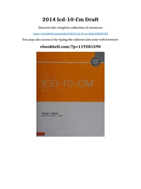 2014 Icd 10 Cm Draft Edition