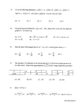 Download 2014 Ap Calculus Ab Multiple Choice Answers 