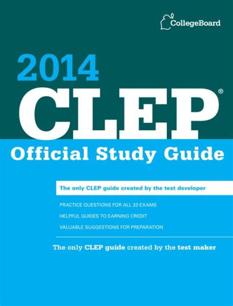 Read 2014 Clep Study Guide 