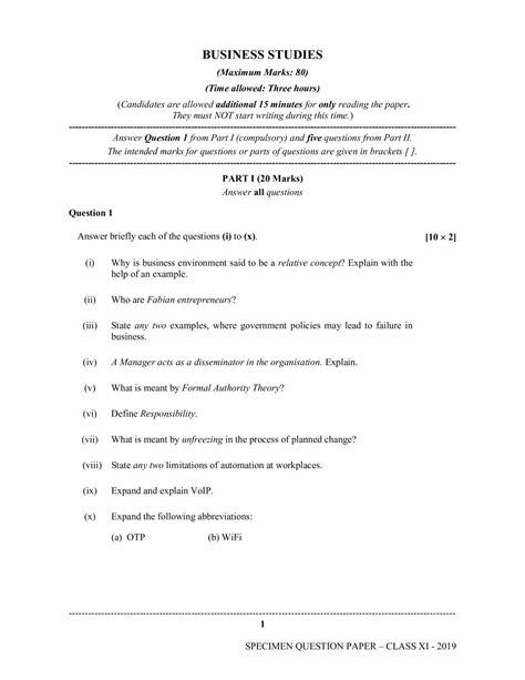 Read Online 2014 March Business Studies Question Paper 