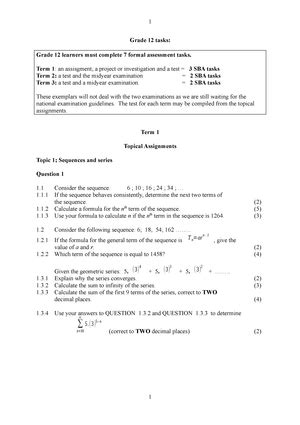 Download 2014 March Mathematics Paper 1 