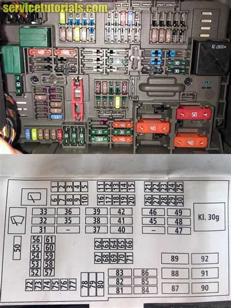 BMW 3-Series (E90E91E92E93 2005-2013) fuses and relays Fuse box in engine compartment, right side. Looking at the bottom of the relay the pins clock wise from 12 ….