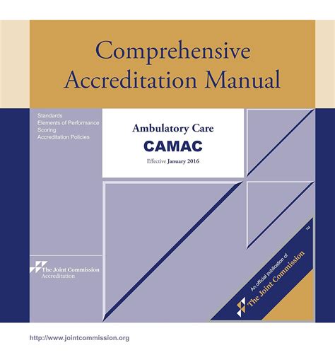 2015 comprehensive accreditation manual for ambulatory care camac. - El extraño caso de yoda origami.