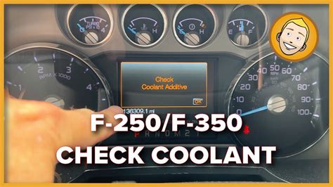 2015 f250 check coolant additive. Dec 22, 2016 · xchief Discussion starter. 25 posts · Joined 2016. #1 · Dec 22, 2016 (Edited) On my 2014 Diesel I keep getting a message to "Check Coolant Additive" Press OK to acknowledge. I have checked the coolant level and once added Prestone to bring the level in the surge tank up to the cold level mark. Run the engine to open the thermostat and circulate. 