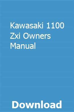 2015 kawasaki 1100 zxi owners manual. - Online book complete practical guide caged aviary.