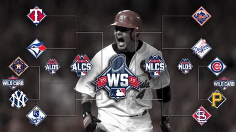 2015 major league baseball postseason. The Official Site of Major League Baseball. News. Rule Changes; Probable Pitchers; Starting Lineups ... 2015 Postseason Recap. World Series | League Championship Series | Division Series | Wild Card. World Series. 2015. Royals defeat Mets 4-1. Mighty KC! Royals rise in 9th, rule the World; WATCH: 2015 World Series highlights; Volq hero: Mourns ... 