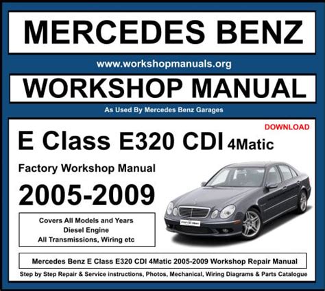 2015 mercedes benz e320 cdi repair manual. - Imac g5 20 inch service manual.